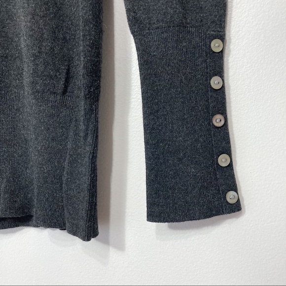 Zara Charcoal Gray Rayon Blend Turtleneck Size L - Picture 4 of 7